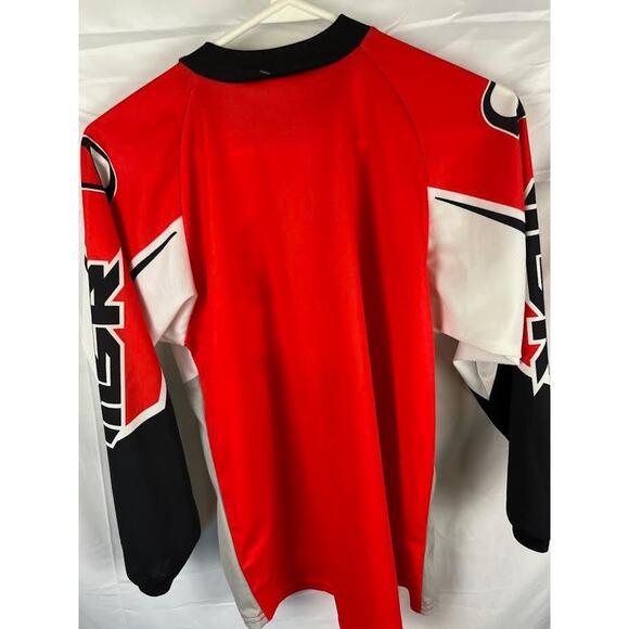 MSR MX Eclipse Racing Jersey SMALL Long Sleeve Pullover RED - Picture 8 of 8